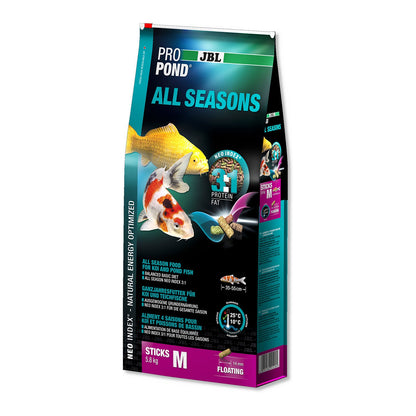 JBL PROPOND All Seasons M Mangime 4 Stagioni NEO Index Per Pesci Di Laghetto Di Media Taglia