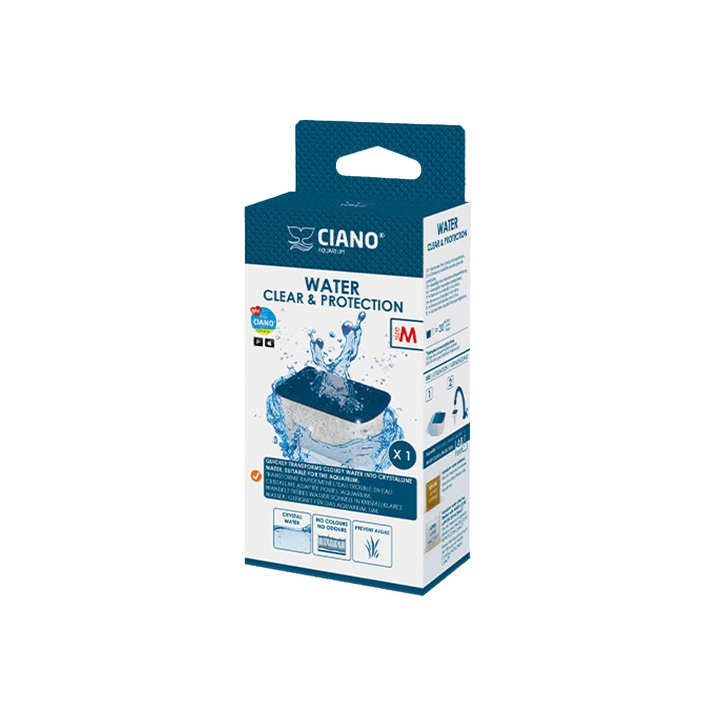 Askoll Ciano Water Clear & Protection Chiarificatore Per Filtri In Acquari D'Acqua Dolce