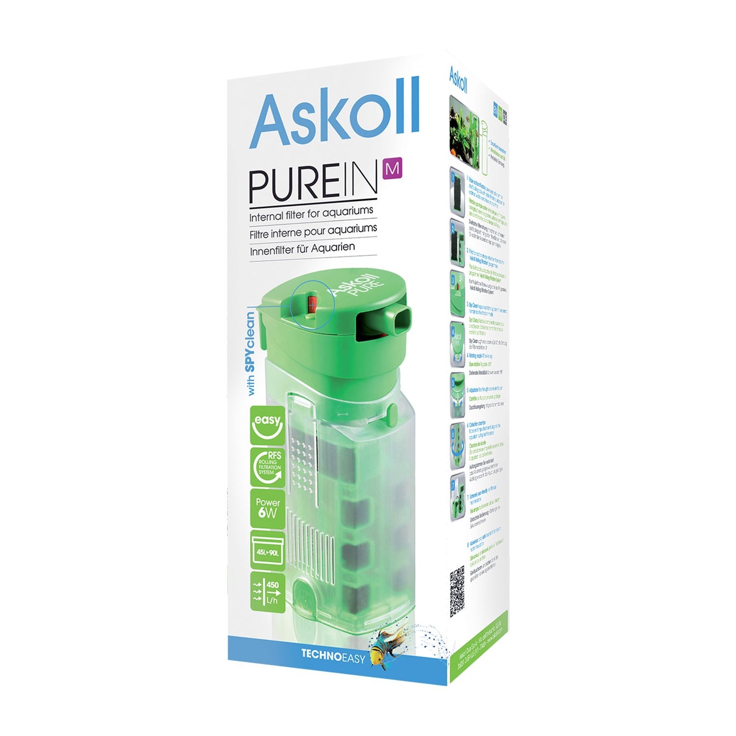 Askoll PureIn Filtro Interno Mimetico Per Acquari