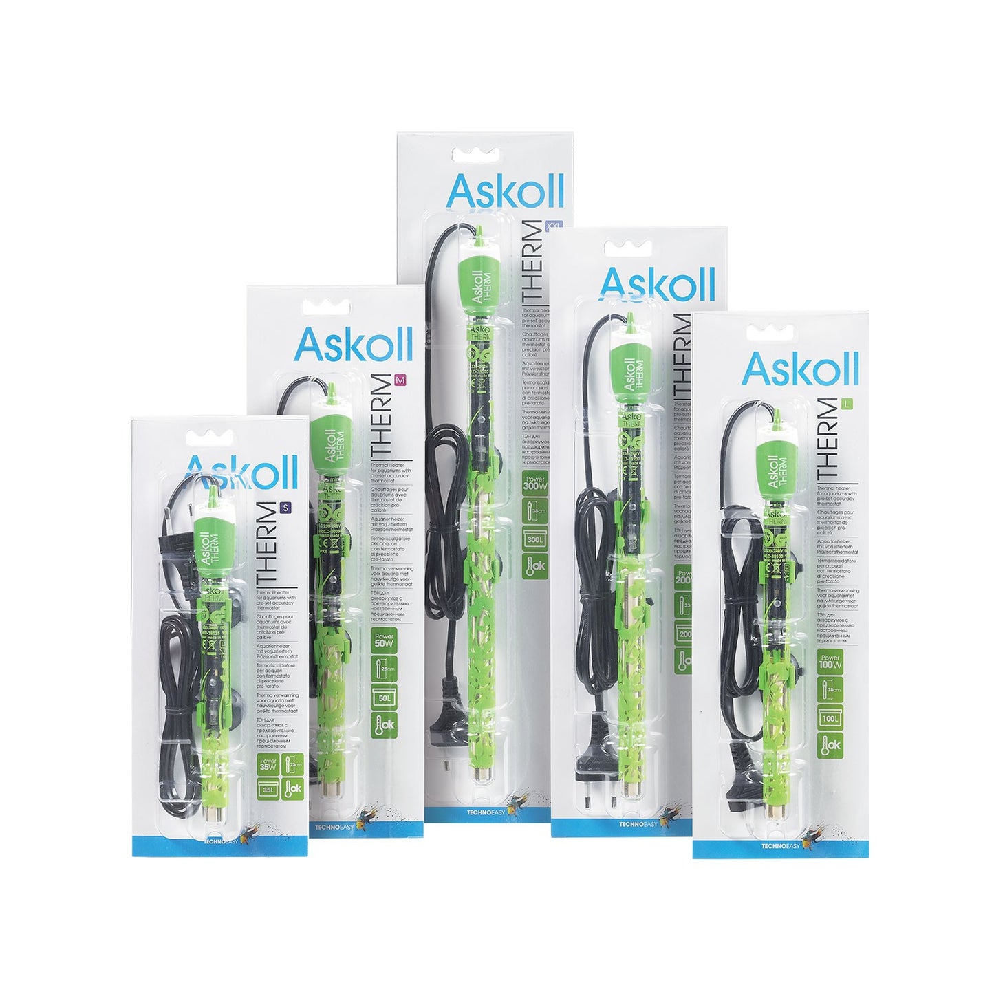Askoll Therm Termoriscaldatore Con Termostato Di Precisione Per Acquari