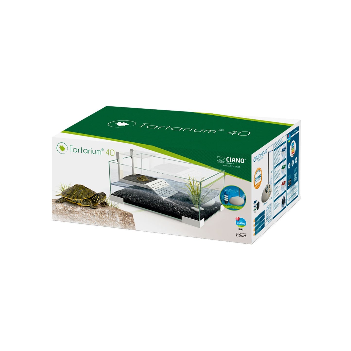 Askoll Ciano Tartarium Cool Terrario Tartarughiera 40