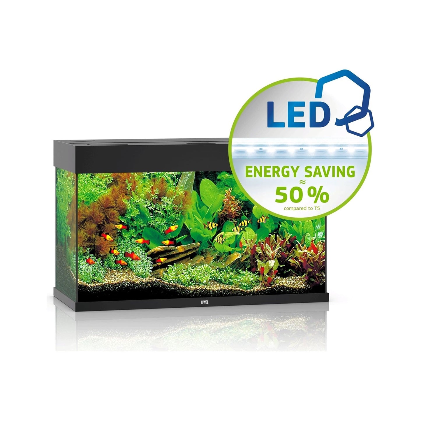 Juwel Rio 125 Led Acquario In Vetro Completo 81x36x50cm