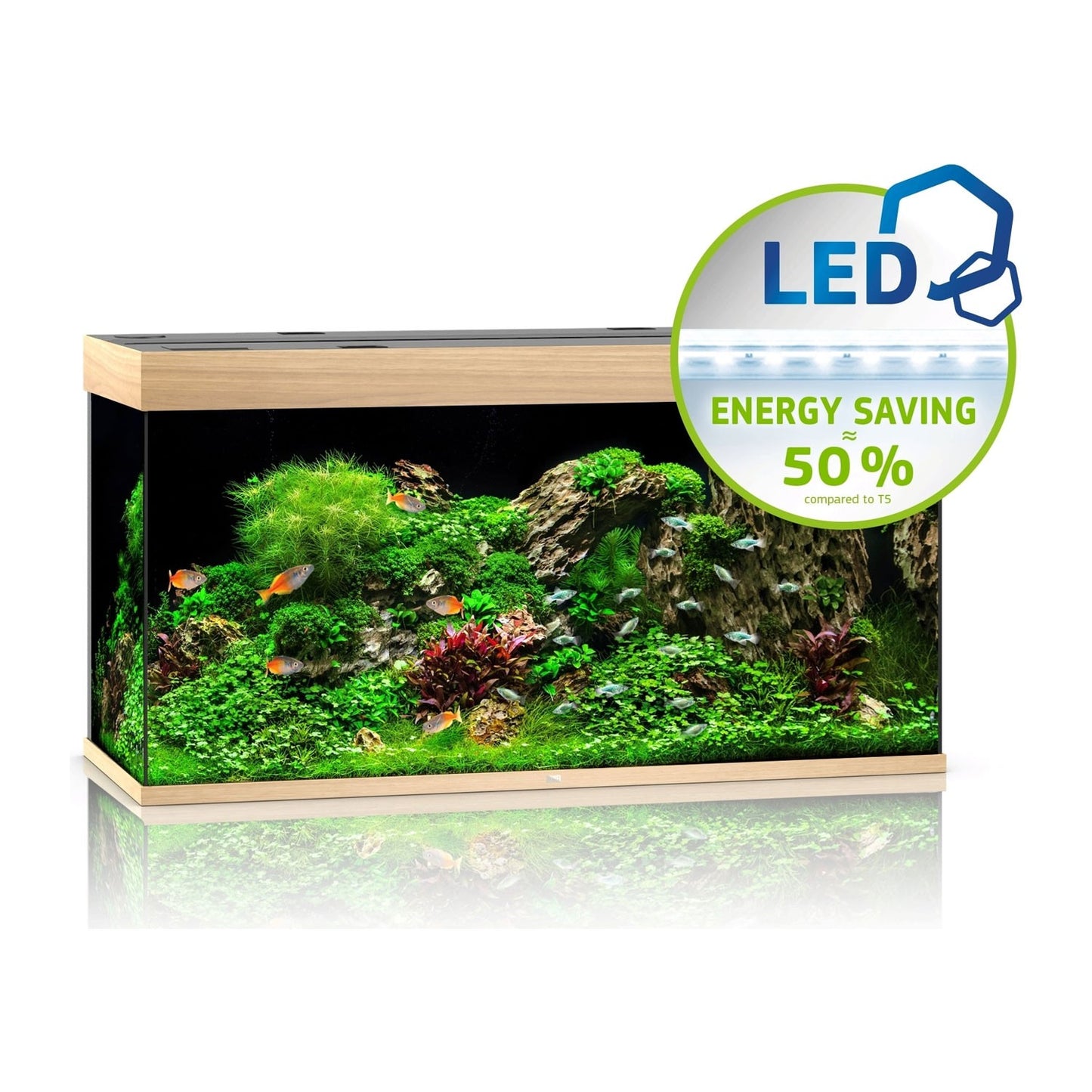 Juwel Rio 350 Led Acquario In Vetro Completo 121x51x66cm
