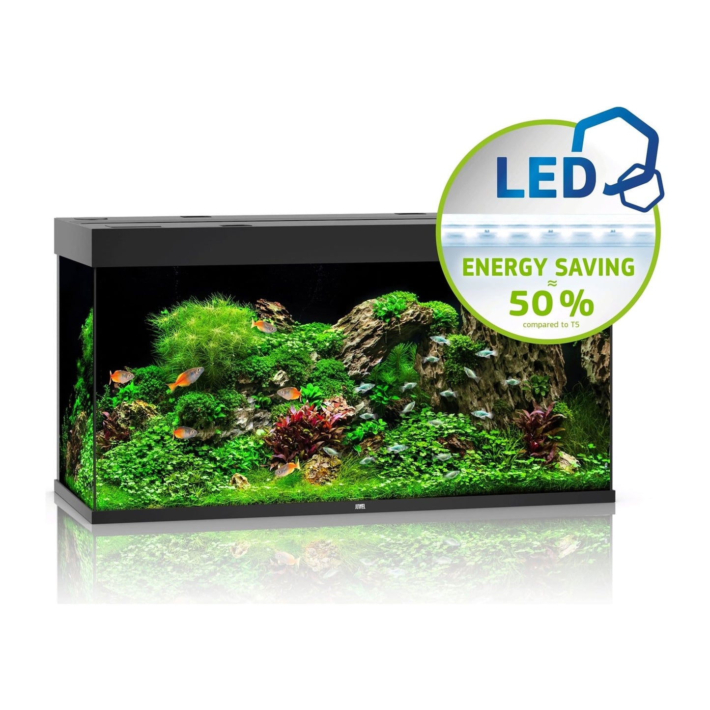 Juwel Rio 350 Led Acquario In Vetro Completo 121x51x66cm