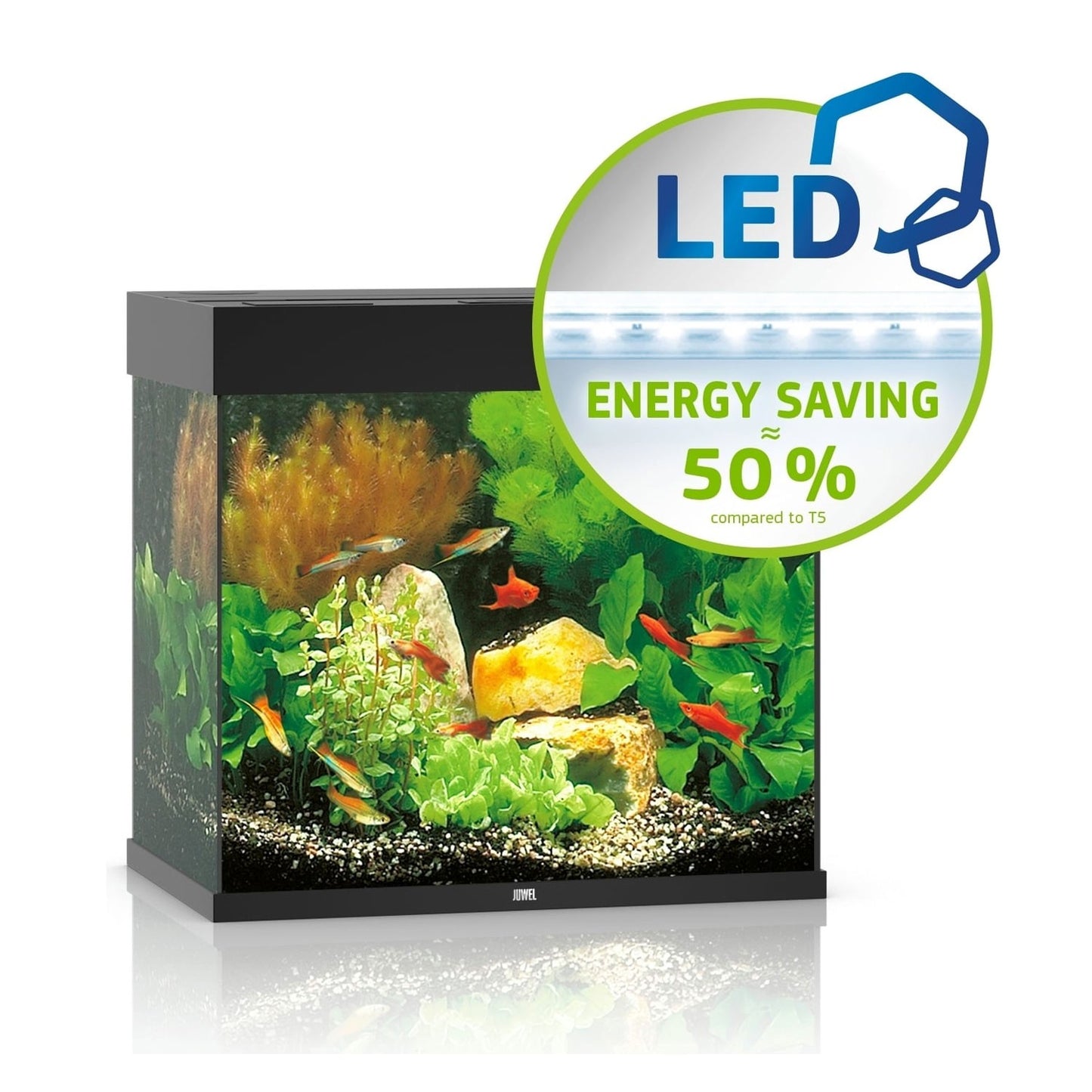 Juwel Lido 120 Led Acquario In Vetro Completo 61x41x58cm