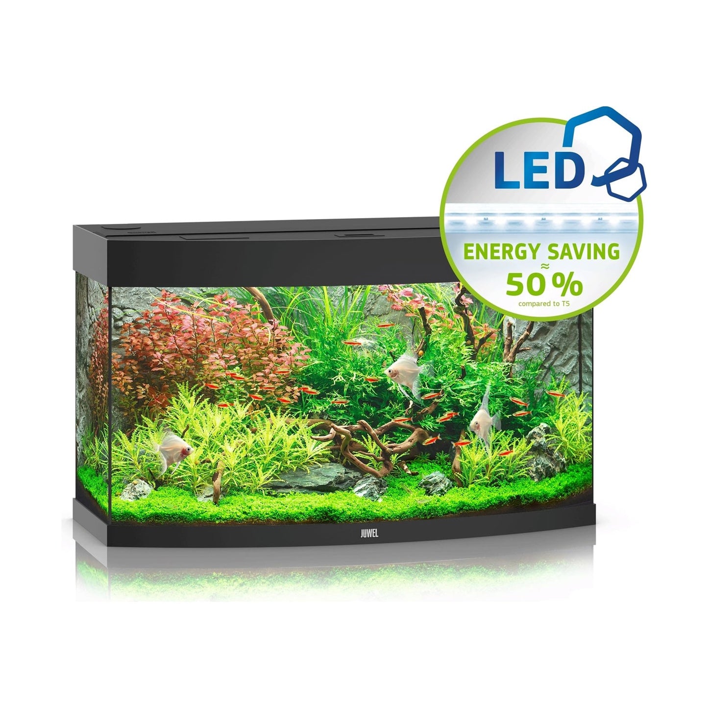 Juwel Vision 180 Led Acquario In Vetro Completo 92x41x55cm