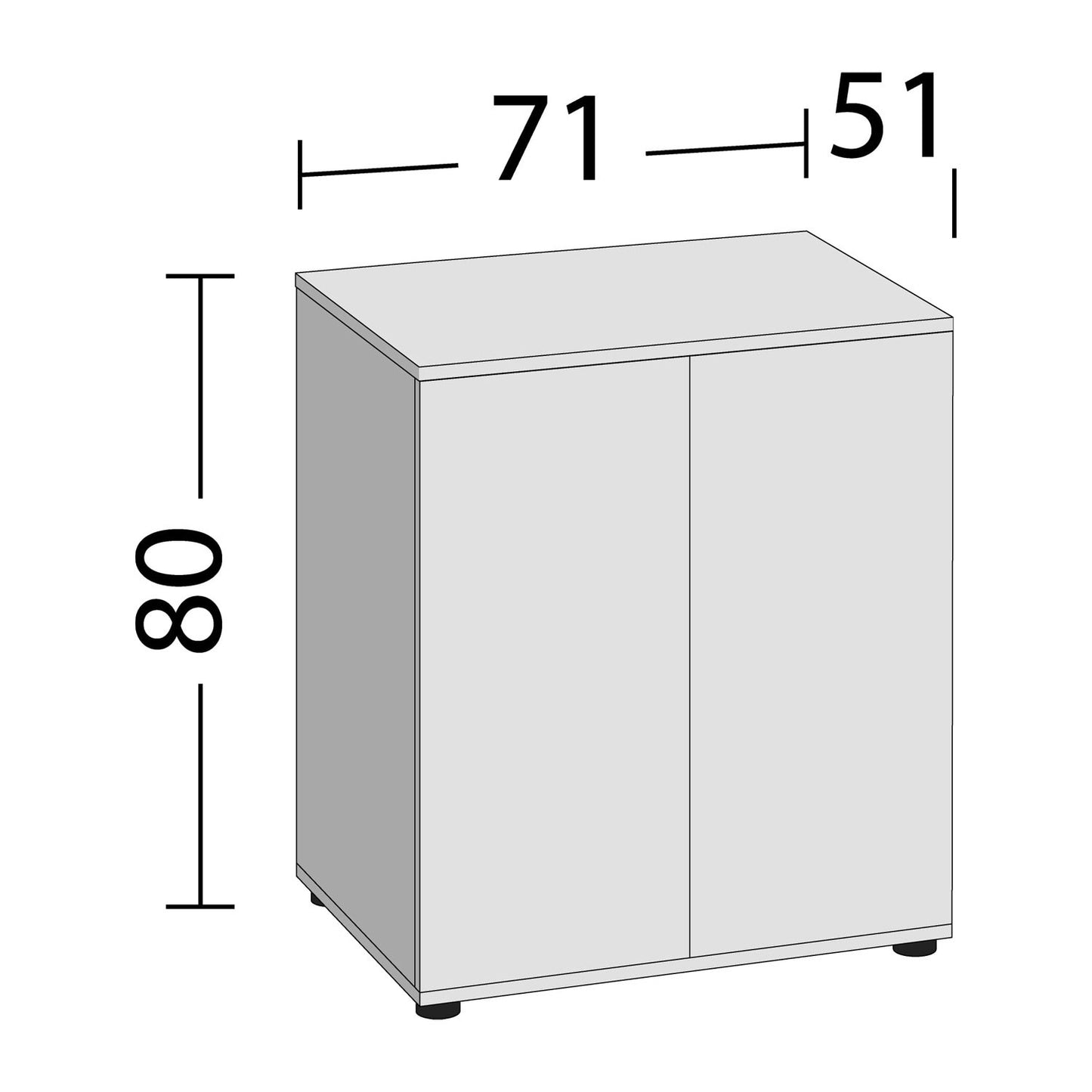 Juwel Cabinet SBX Lido200 Supporto In Legno Per Acquario Lido200 71x51x80cm