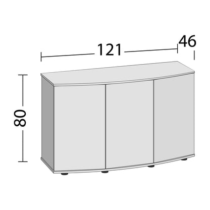 Juwel Cabinet SBX Vision260 Supporto In Legno Per Acquario Vision260 121x46x80cm