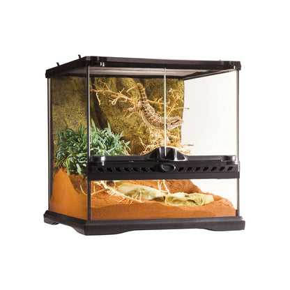 Exoterra Terrario in Vetro per Rettili Tartarughe 30x30x30