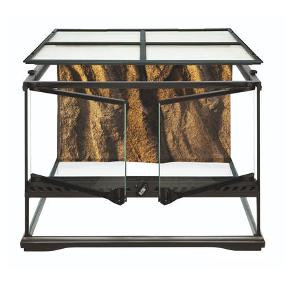 Exoterra Terrario in Vetro per Rettili Tartarughe 45x45x30