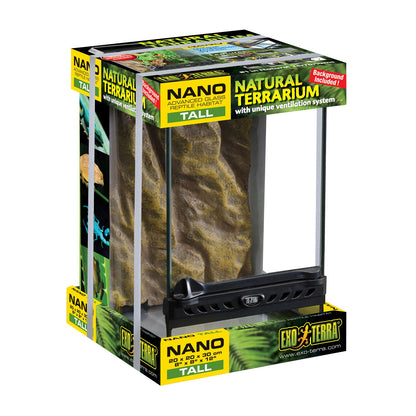 Exoterra Terrario in Vetro Nano per Rettili Tartarughe