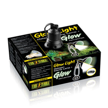 Exoterra Halogen Glow Light Lampada Alogena Fluorescente + Riflettore di Luce per Terrari Small 14cm