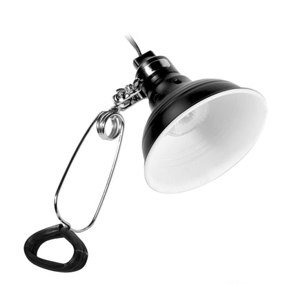 Exoterra Halogen Glow Light Lampada Alogena Fluorescente + Riflettore di Luce per Terrari Small 14cm