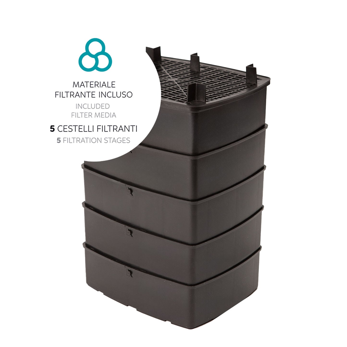 Aqpet filtro esterno Halo per acquario d'acqua dolce e marino