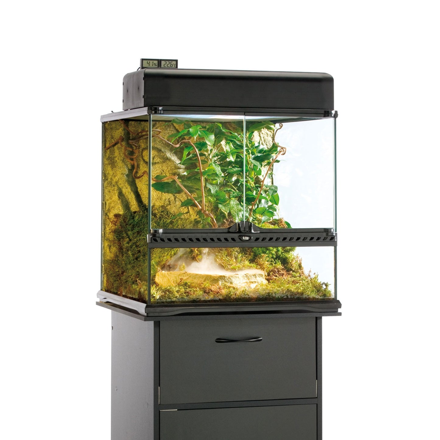 Exoterra Compact Fluorescent Terrarium Canopy Plafoniera Compatta per Terrario