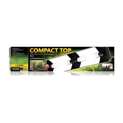 Exoterra Compact Fluorescent Terrarium Canopy Plafoniera Compatta per Terrario