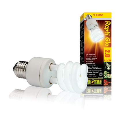 Exoterra Repti Glo 2.0 Compact Lampada per Terrari a Spettro Completo