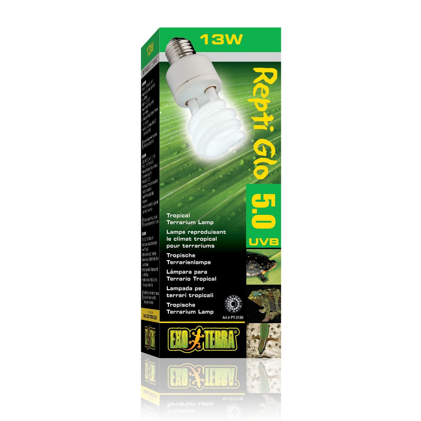 Exoterra Repti Glo 5.0 Compact Lampada per Terrari Tropicale