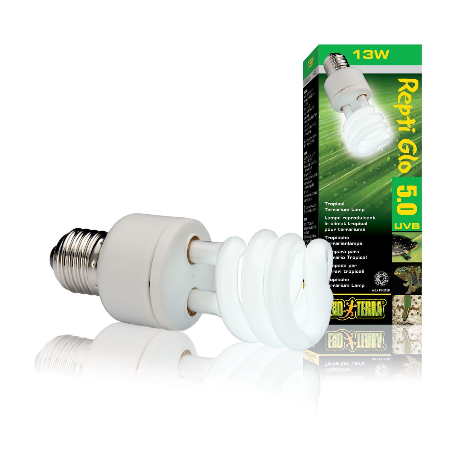Exoterra Repti Glo 5.0 Compact Lampada per Terrari Tropicale