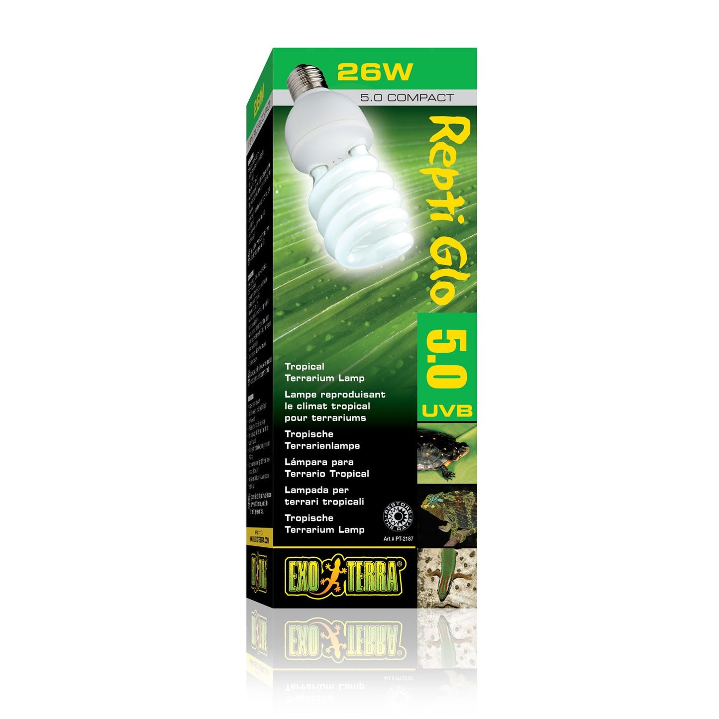 Exoterra Repti Glo 5.0 Compact Lampada per Terrari Tropicale