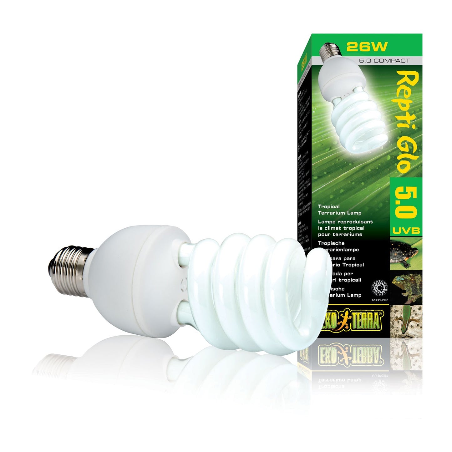Exoterra Repti Glo 5.0 Compact Lampada per Terrari Tropicale