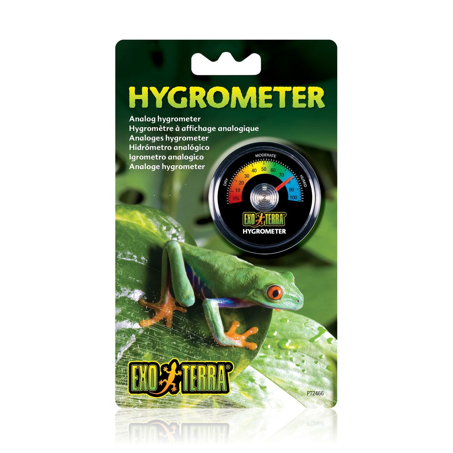 Exoterra Hygrometer Analogico Igrometro per Terrari Rettili Umidit?