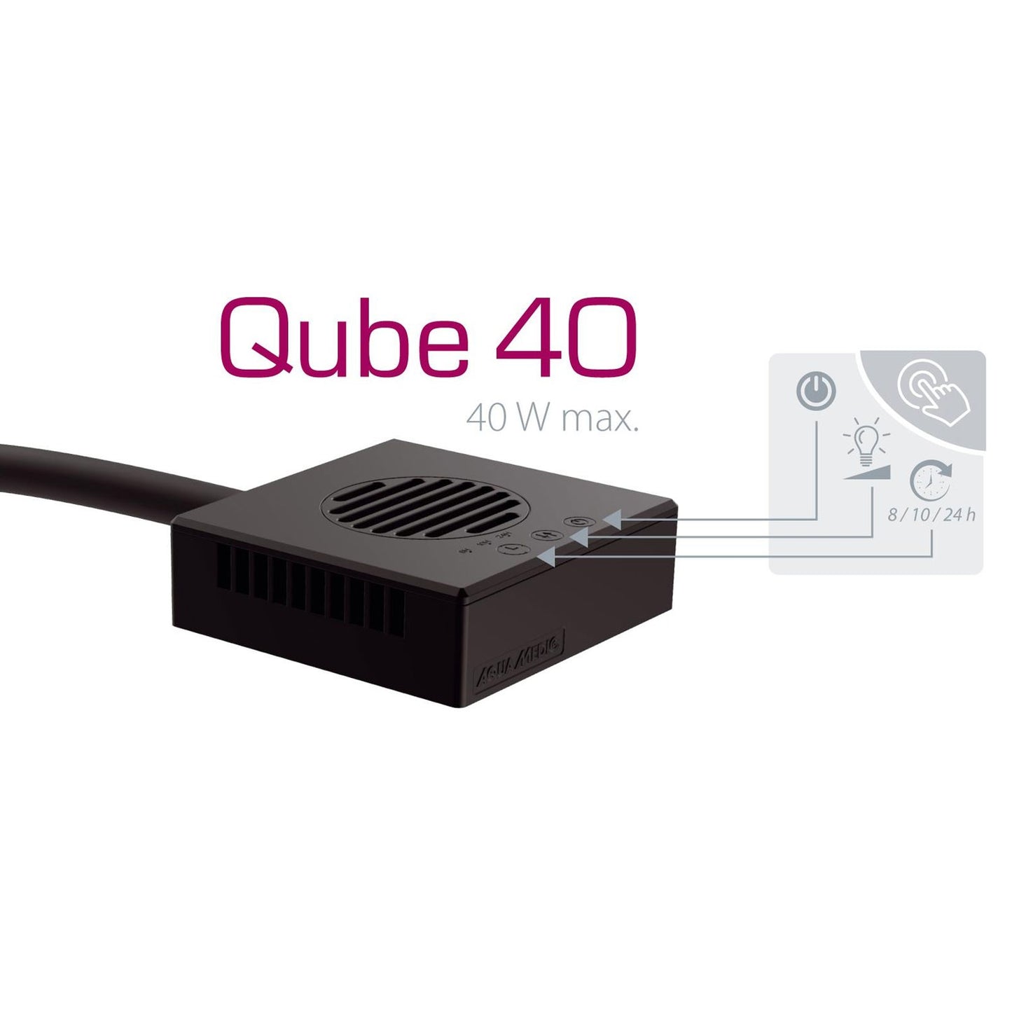 AquaMedic Qube 40 Marine Faretto Led Per Acquari Marini