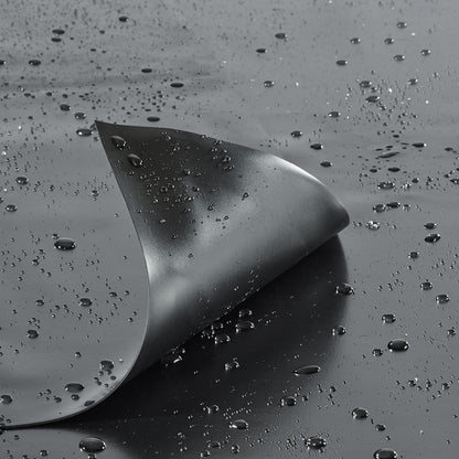 Telo Puro in PVC UV Nero Atossico per Laghetto Giardino 0,5mm