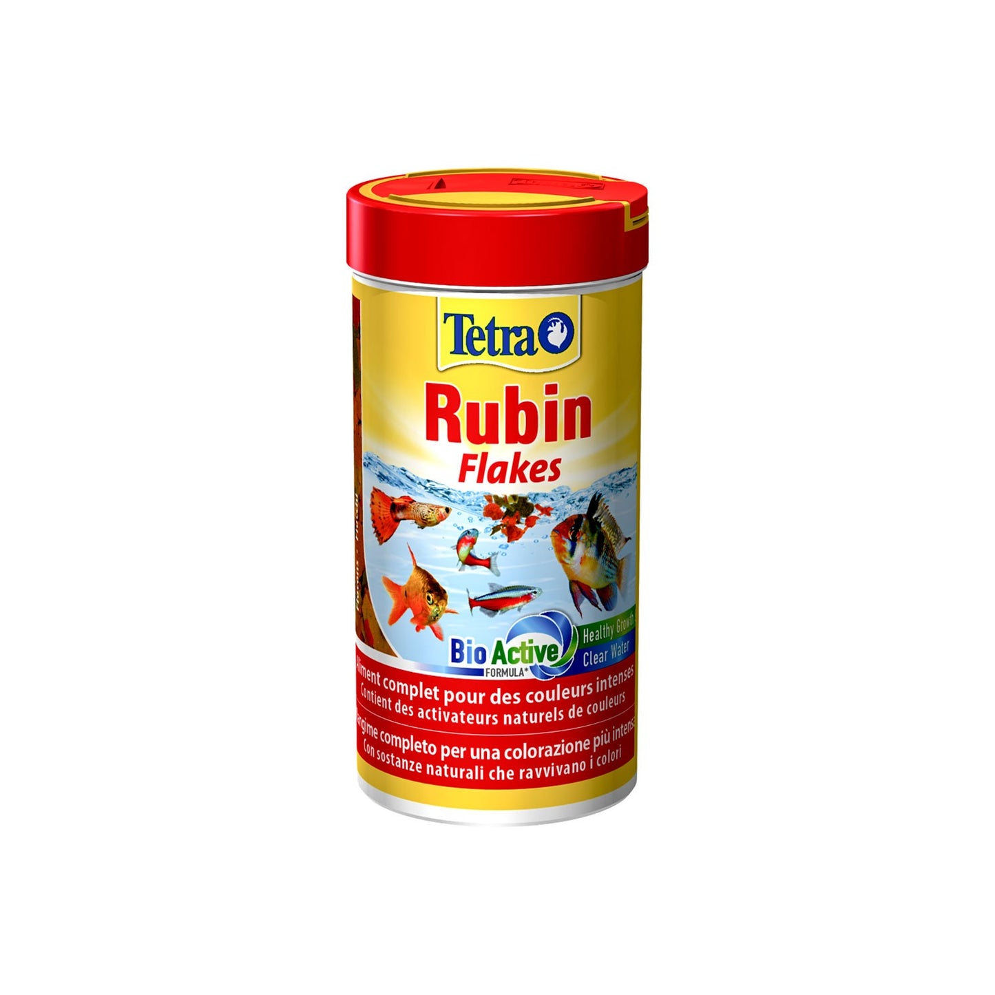 Tetra Rubin Flakes mix di fiocchi per esaltare la colorazione dei pesci tropicali