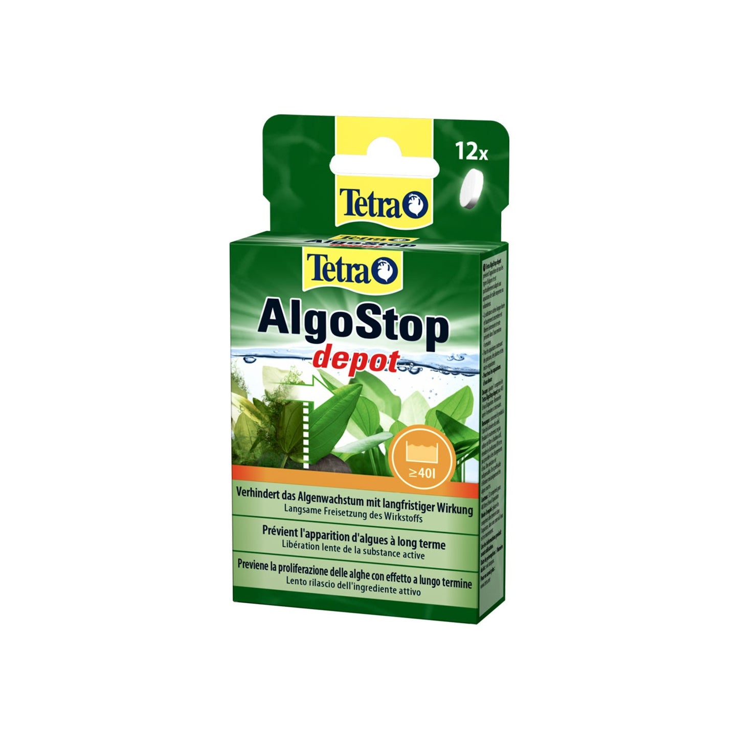 Tetra AlgoStop depot contrasta e previene le alghe 12 Tavolette