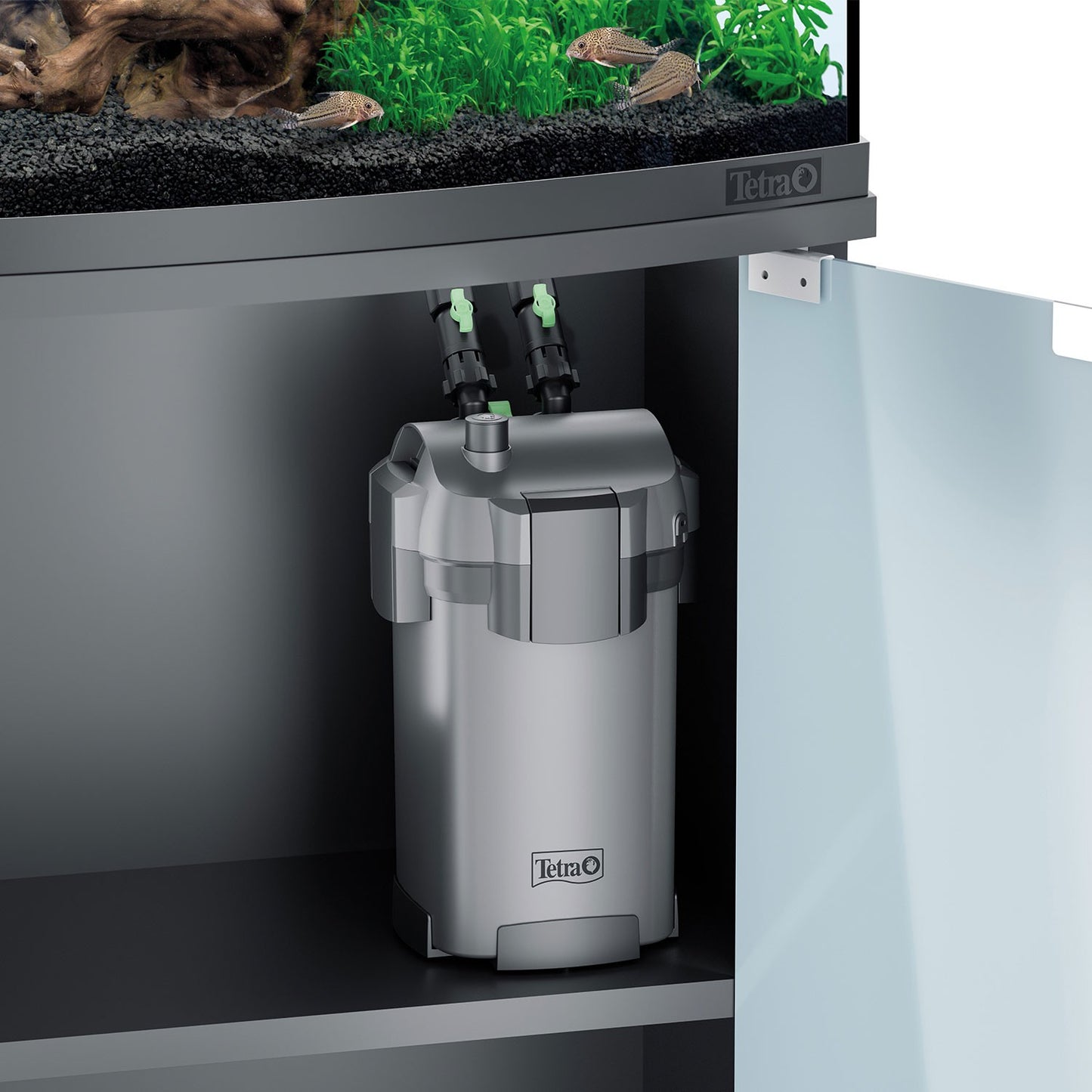 Tetra Filtro Esterno EX Plus completo di Materiale filtrante per Acquari da 50 a 600 Litri