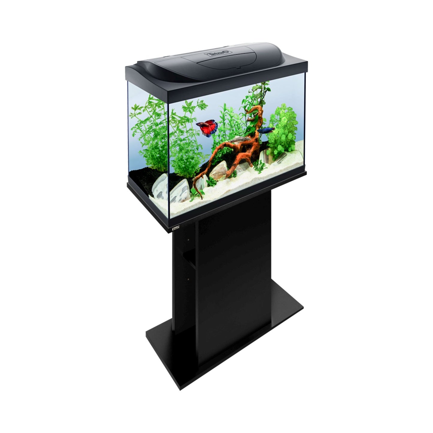 Tetra Acquario in Vetro Starter Line 80 Litri Completo di Luce e Filtro e Riscaldatore per Pesci Tropicali