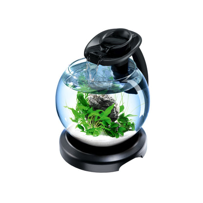 Tetra Duo WaterFall Globe piccolo acquario decorativo con effetto cascata rilassante completo 6.8 Litri