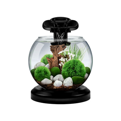 Tetra Duo WaterFall Globe piccolo acquario decorativo con effetto cascata rilassante completo 6.8 Litri
