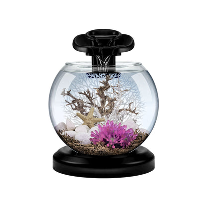 Tetra Duo WaterFall Globe piccolo acquario decorativo con effetto cascata rilassante completo 6.8 Litri