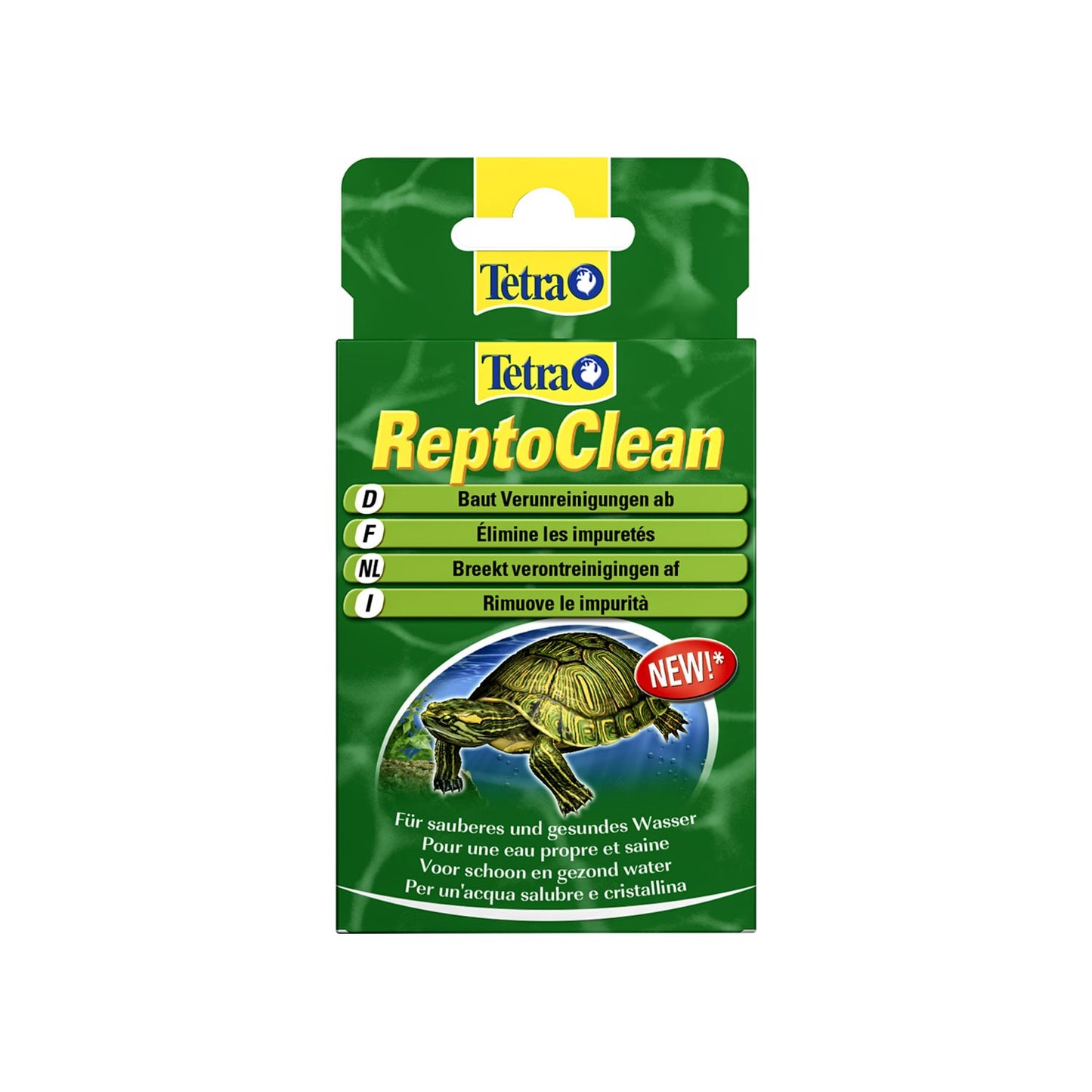 Tetra ReptoClean per tartarughe Acqua limpida e habitat sano e pulito nell'acquaterraio 12 capsule