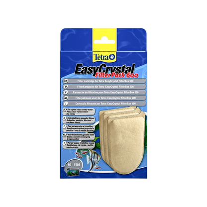 Tetra Ricambio cartuccia filtrante per Filtri EasyCrystal confezione da 3 pezzi