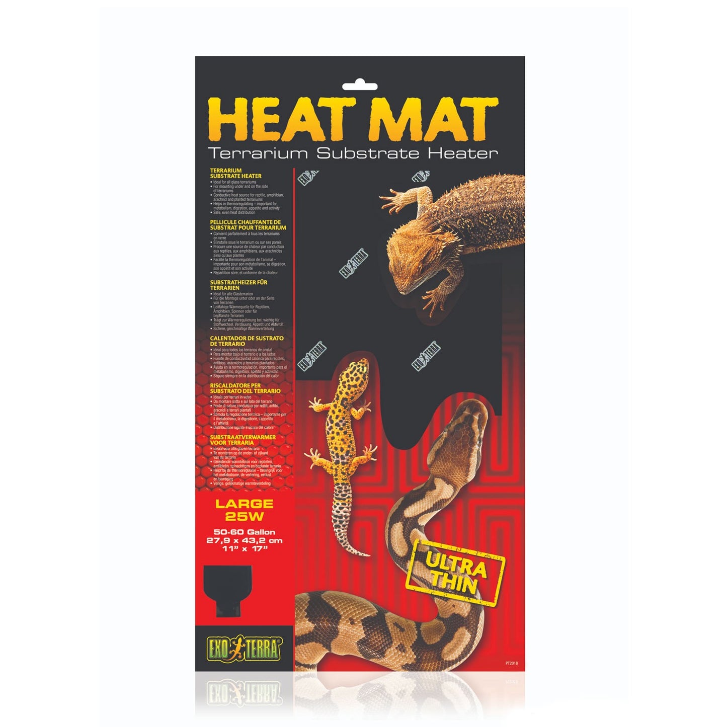 Exoterra Heat Mat Tappetino Riscaldante per Substrato Terrario