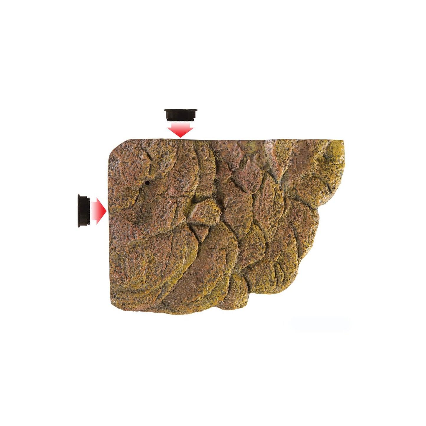 Exoterra Turtle Banks Isola Galleggiante Magnetica Decorativo per Tartarughe