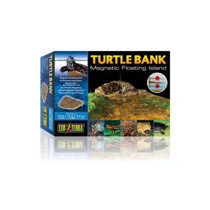 Exoterra Turtle Banks Isola Galleggiante Magnetica Decorativo per Tartarughe