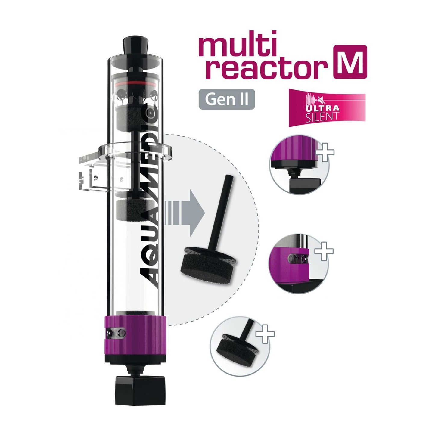 AquaMedic Multi Reactor Gen II Sistema Di Filtraggio All-In-One In Acrilico Per Acquari