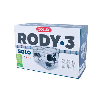 Zolux Rody3 Solo Gabbia Trasparente Per Criceti E Piccoli Roditori 41x27x28cm