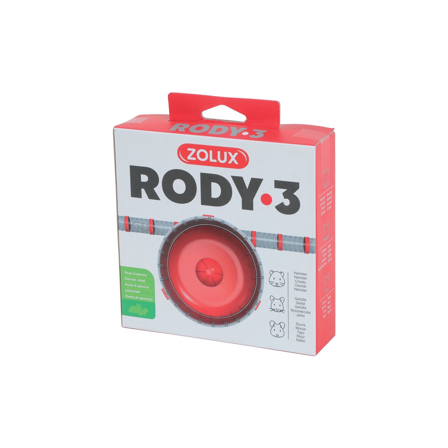 Zolux Rody3 Ruota Silenziosa Accessorio per Gabbia Criceti e Piccolo Roditori