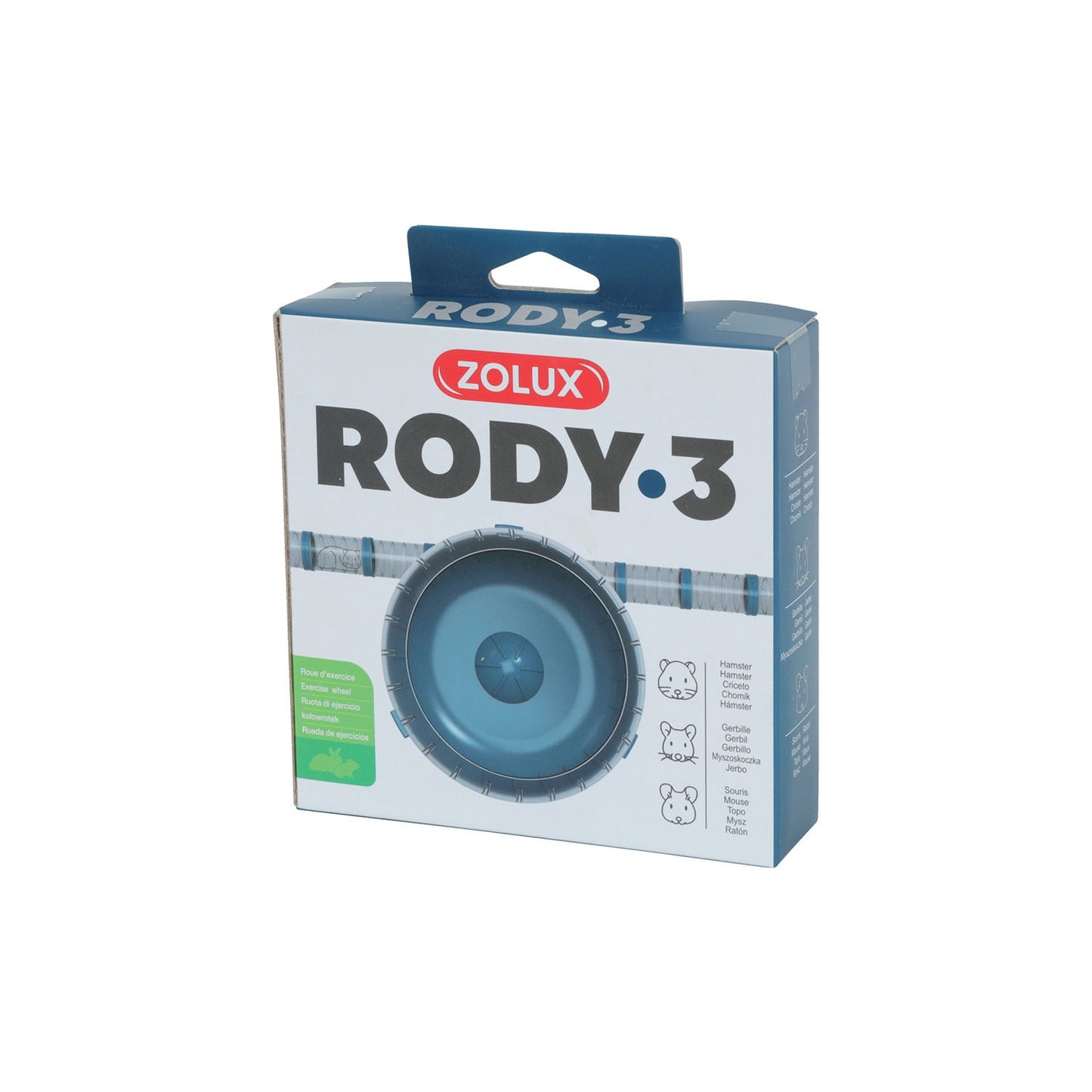 Zolux Rody3 Ruota Silenziosa Accessorio per Gabbia Criceti e Piccolo Roditori