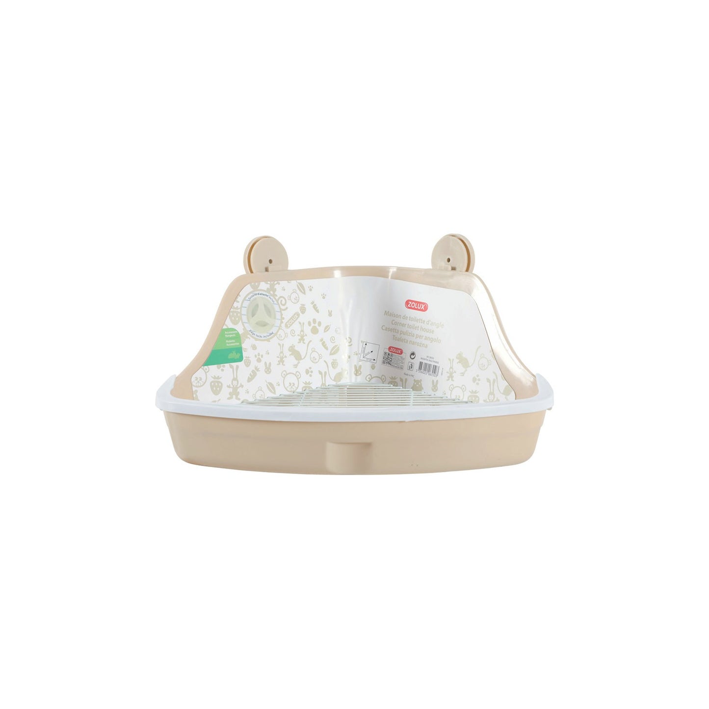 Zolux Toilette Lettiera ad Angolo Beige per Roditori