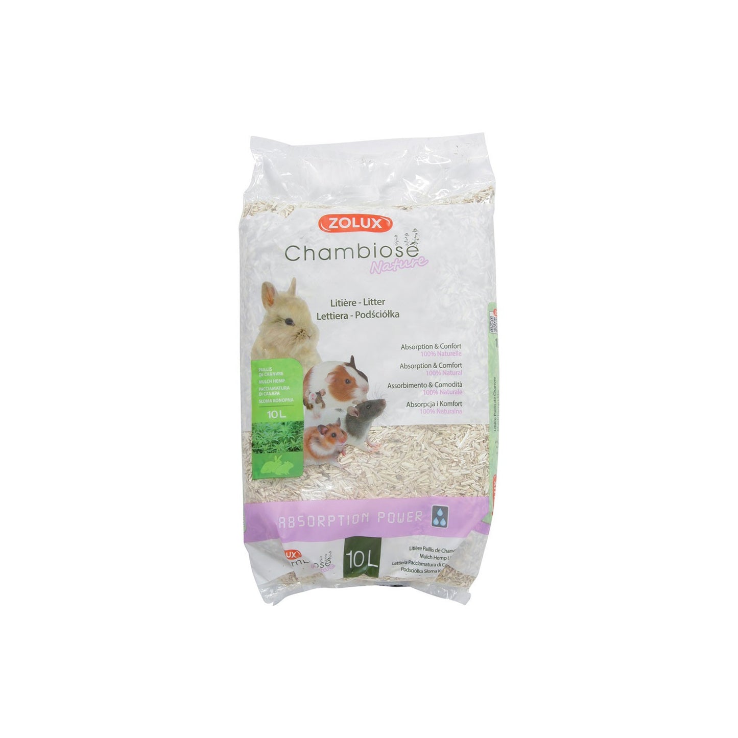 Zolux Lettiera Naturale Assorbente Chambiose per Roditori Conigli