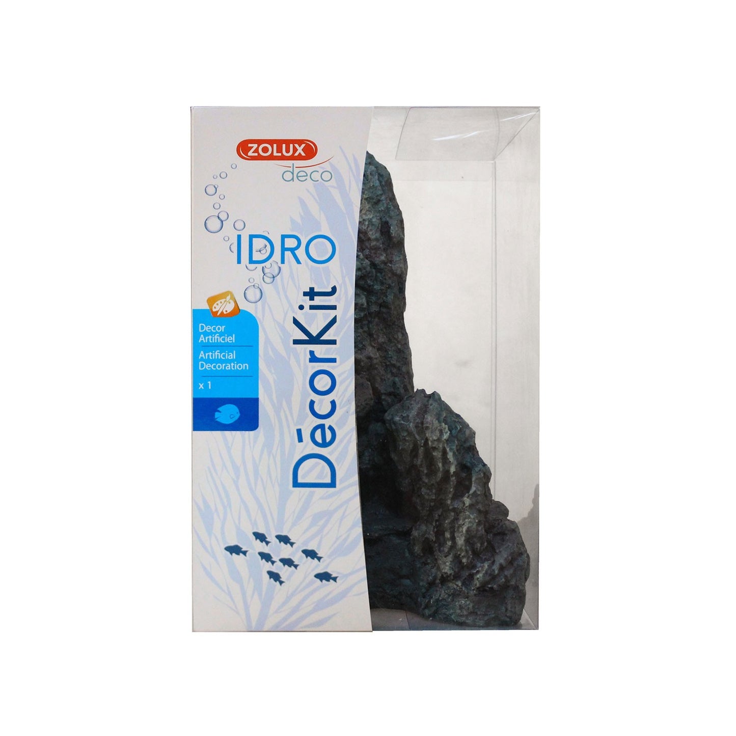 Zolux DecorKit Idro Black Stone Decorativo in resina per Acquari