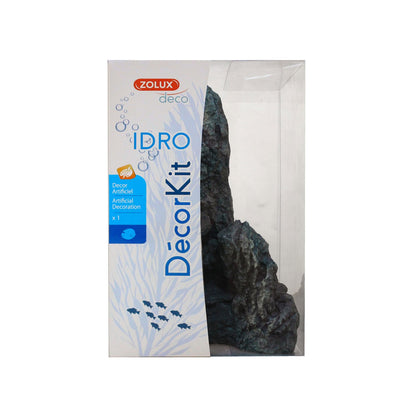 Zolux DecorKit Idro Black Stone Decorativo in resina per Acquari