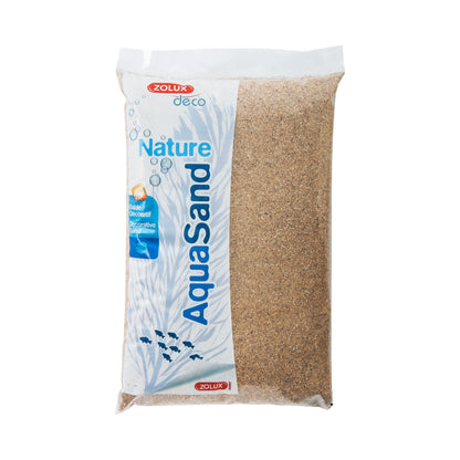 Zolux AquaSand Nature Sabbia Ghiaia Quarzo River/Fiume per Acquari 5 kg