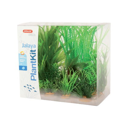 Zolux PlantKit Jalaya Modello 1 Set 6 pz Piante Artificiali Decorative per Acquari